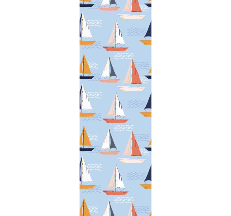 Blind children happy sailboat design - TenStickers