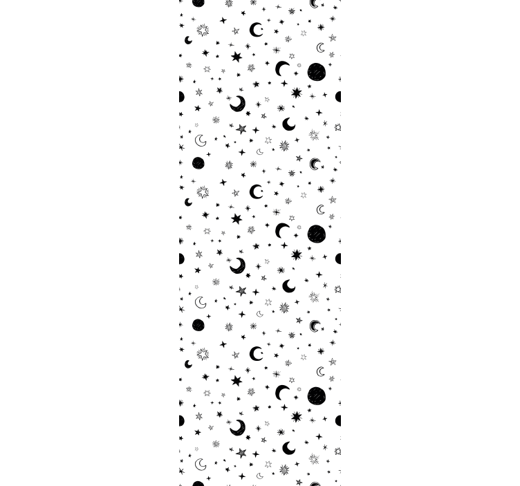 Blind children exploring outer space with stars - TenStickers