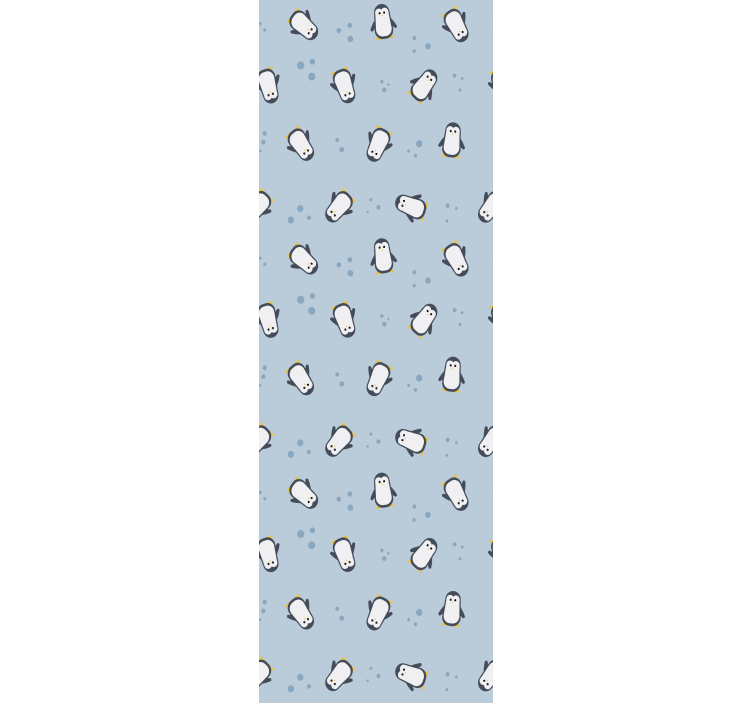 Blind children seamless penguin pattern - TenStickers