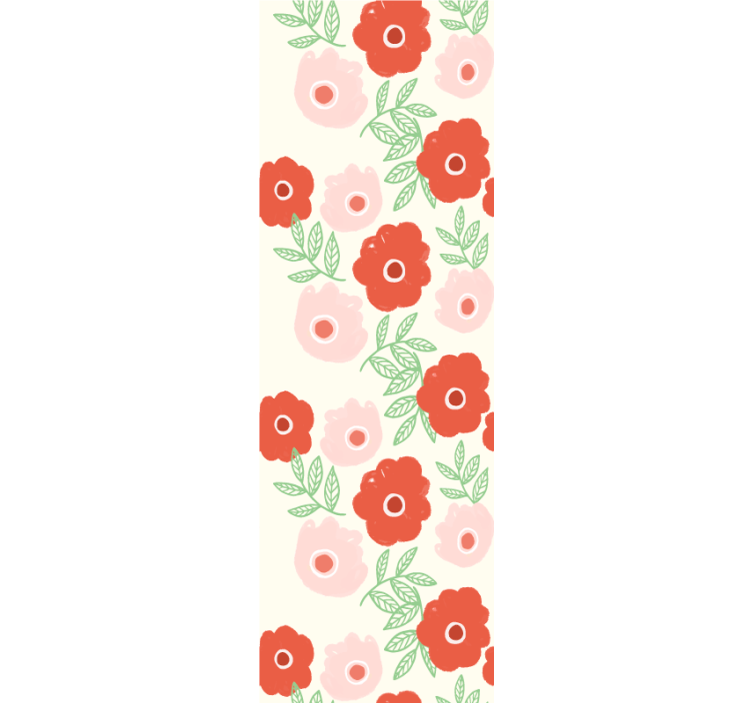 Blind children anemone flower pattern - TenStickers