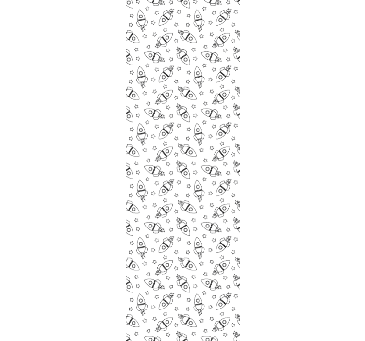 Blind children model with rockets and stars silhouette - TenStickers