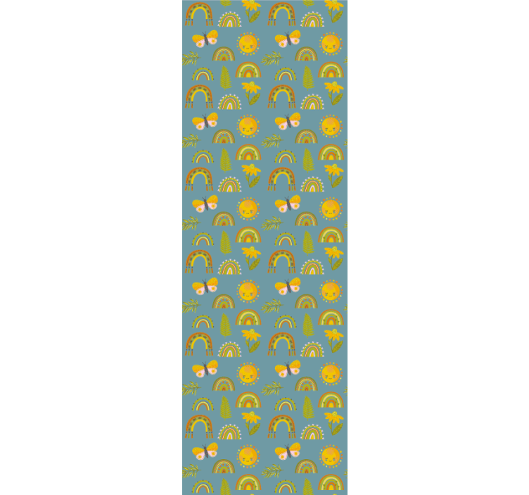 Blind children pattern with messy thick lines - TenStickers