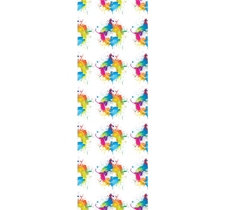 Blind children colorful background - TenStickers