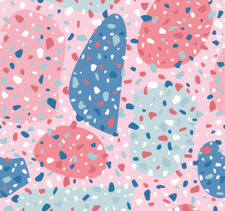 Blind children pink terrazzo - TenStickers