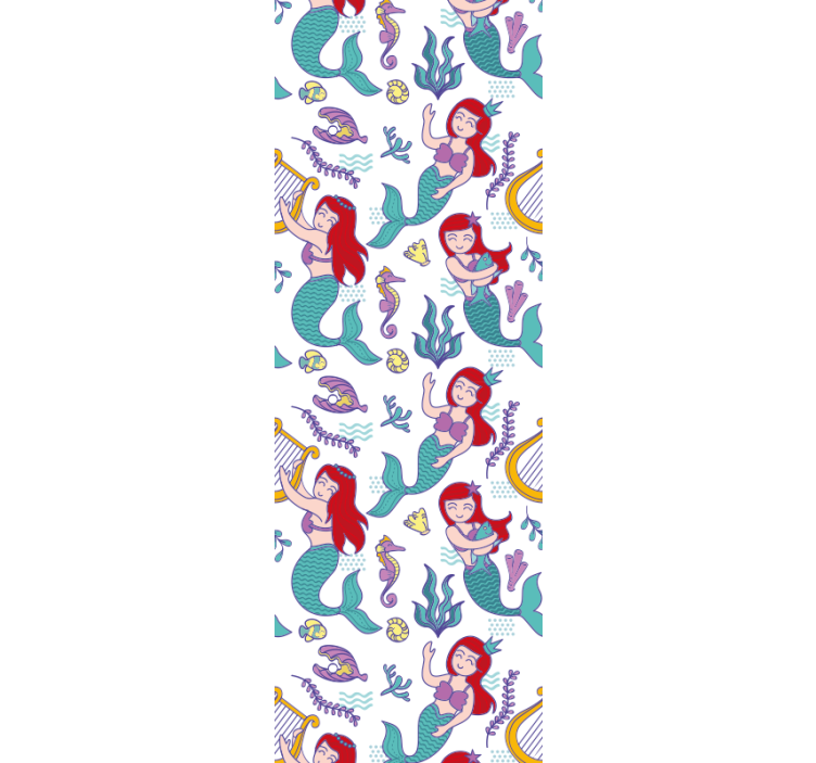 Blind children with smiling mermaid ariel - TenStickers