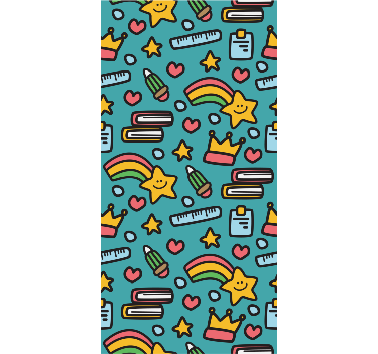 Blind children kawaii child design - TenStickers