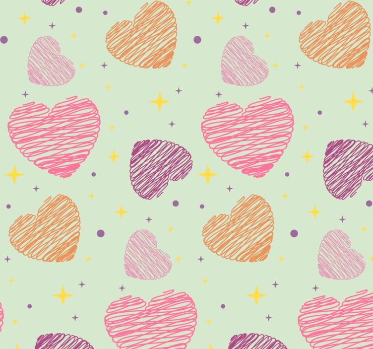 Blind children love pink hearts toys - TenStickers