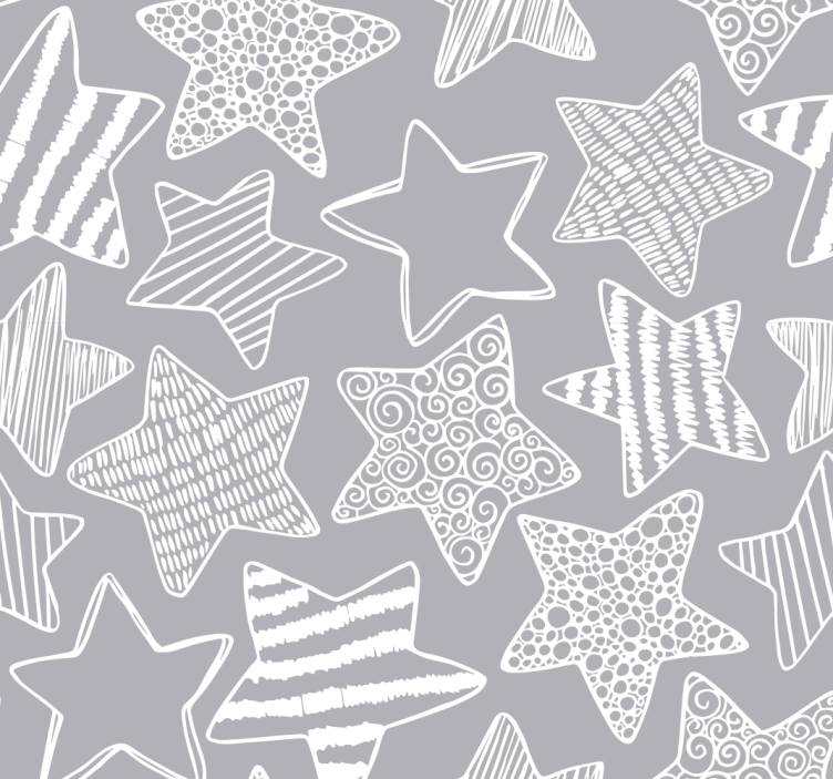 Blind children white star - TenStickers