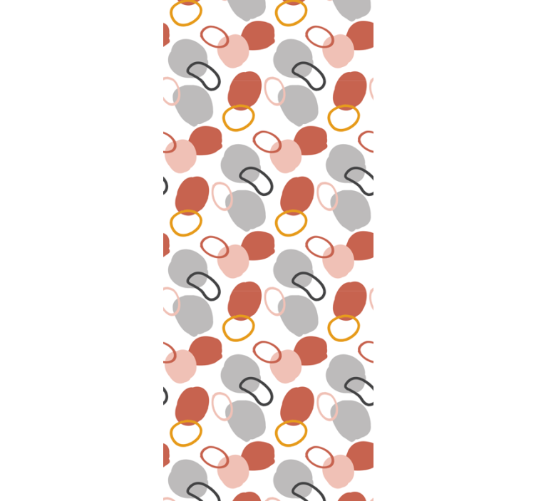Blind office colorful geometric dots - TenStickers