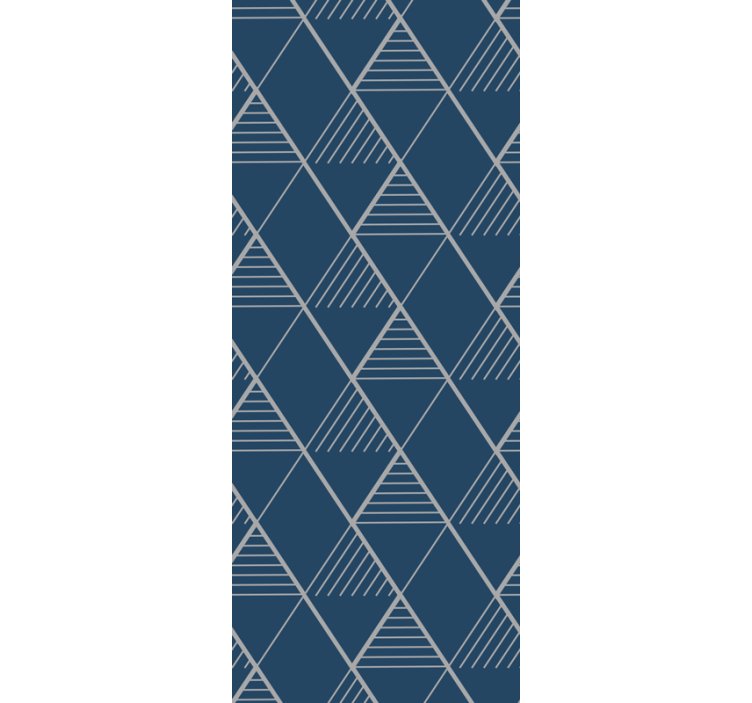 Blind office platinum geometric metallic - TenStickers