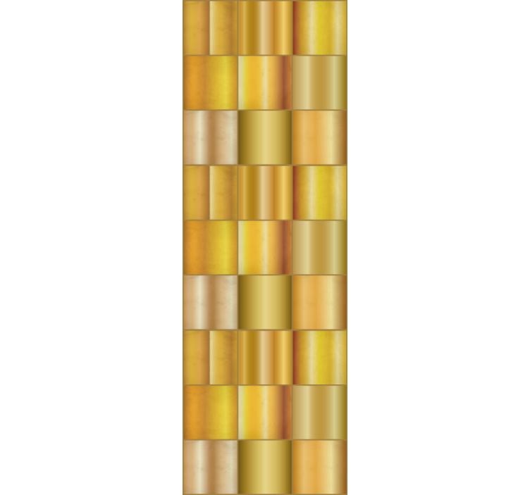 Blind office gold yellow cubes - TenStickers
