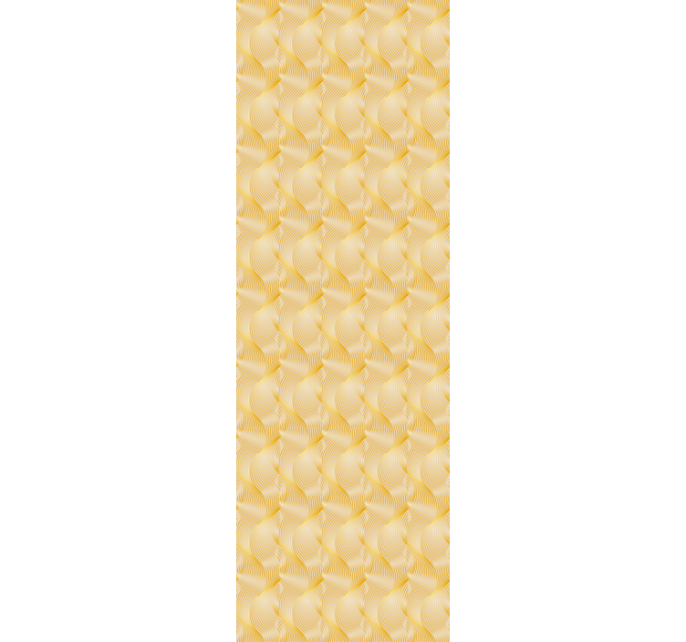 Blind office gold foil wave illusion - TenStickers