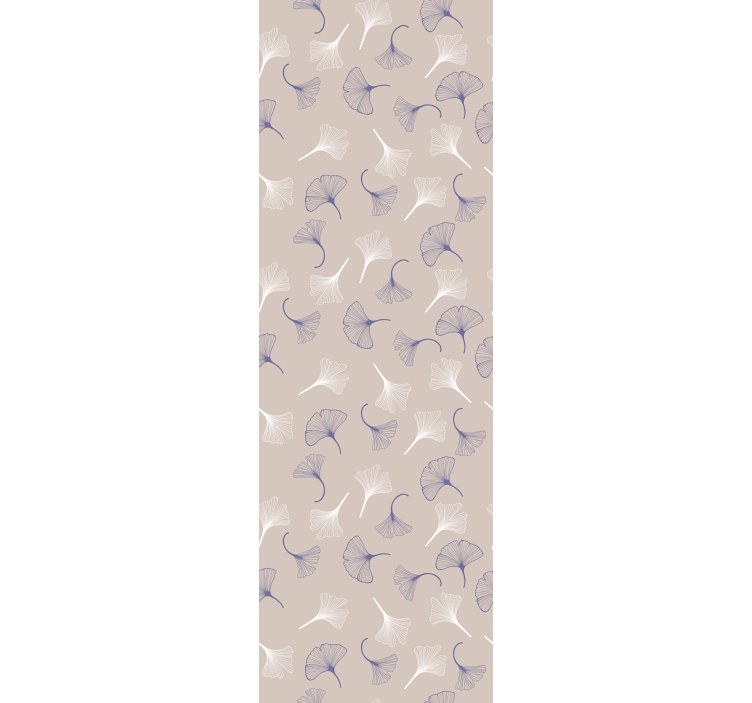 Blind office ginkgo leaves cream - TenStickers