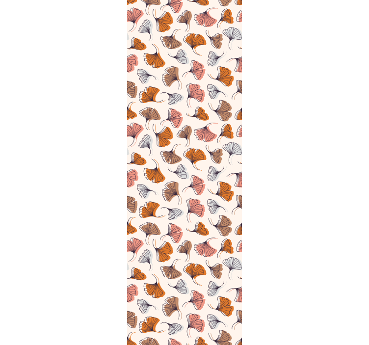 Blind office ginkgo leaves illustration - TenStickers