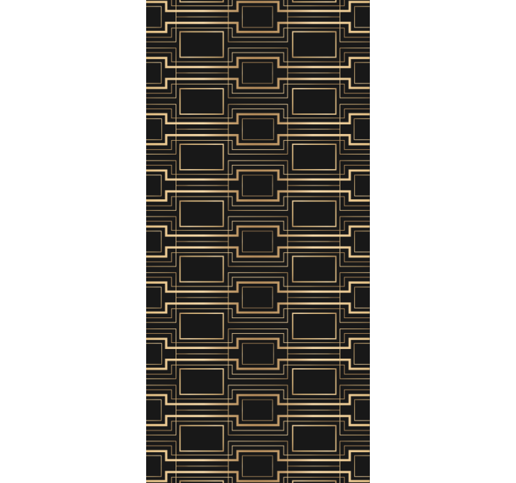 Blind office gold frames art decor pattern - TenStickers