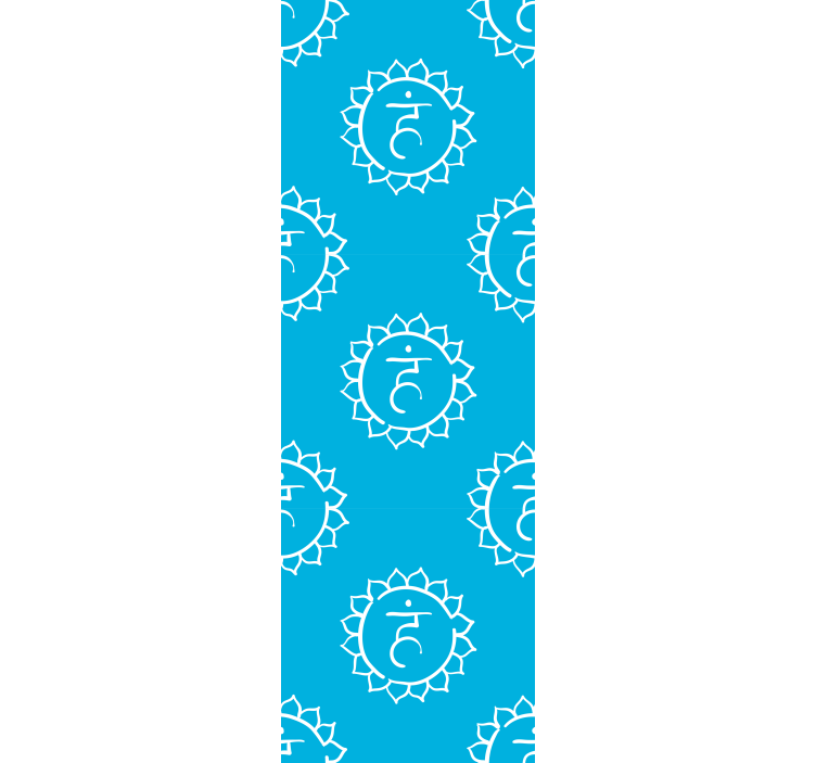 Blind office throat chakra symbol decor - TenStickers