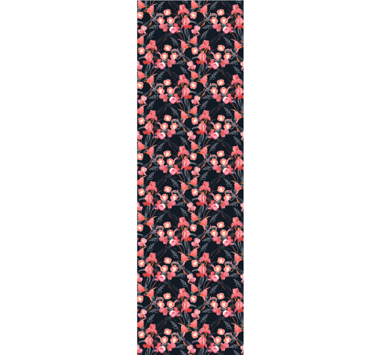 Blind office delicate pink blossoms on branches - TenStickers