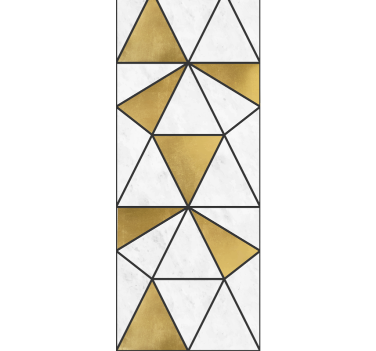 Blind office geometric marble finish - TenStickers