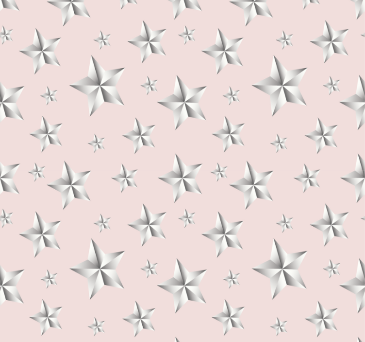 Blind teens white stars on pink background - TenStickers