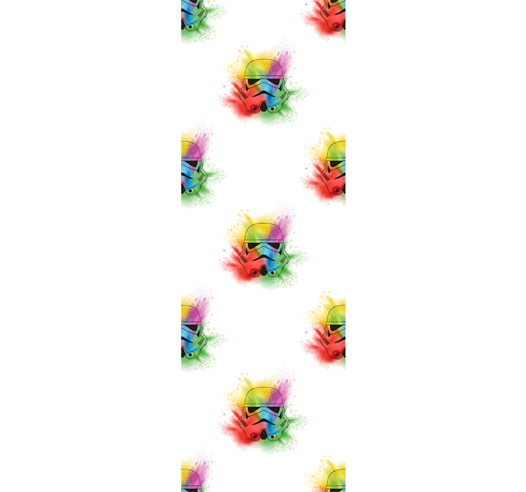 Blind teens white trooper heads pattern - TenStickers