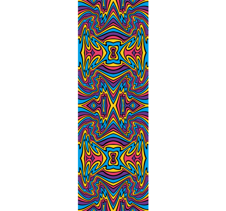 Blind teens vibrant hues funky patterns - TenStickers