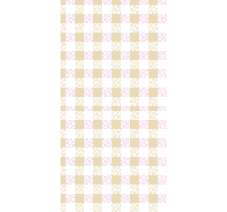 Blind teens pink and gold tartan - TenStickers