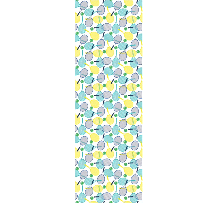 Blind teens colorful racket patterns - TenStickers