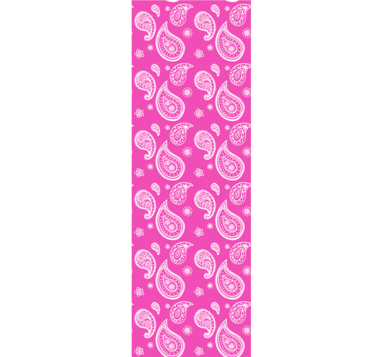 Blind teens intense pink paisley design - TenStickers