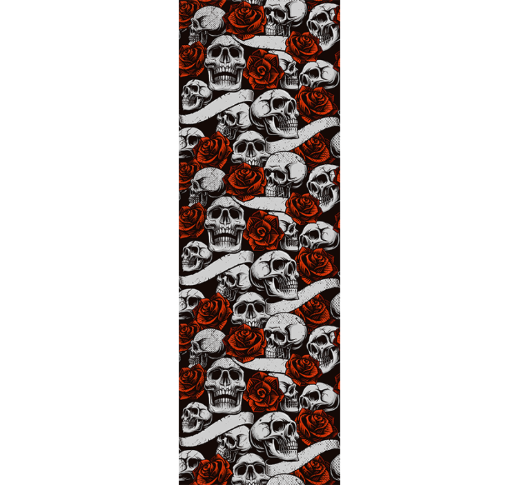 Blind teens skulls and roses design - TenStickers