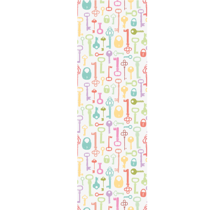 Blind teens colorful keys - TenStickers