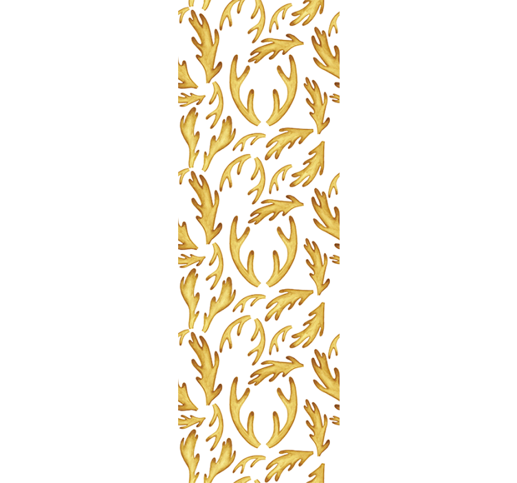 Blind teens golden boho reindeer decor - TenStickers