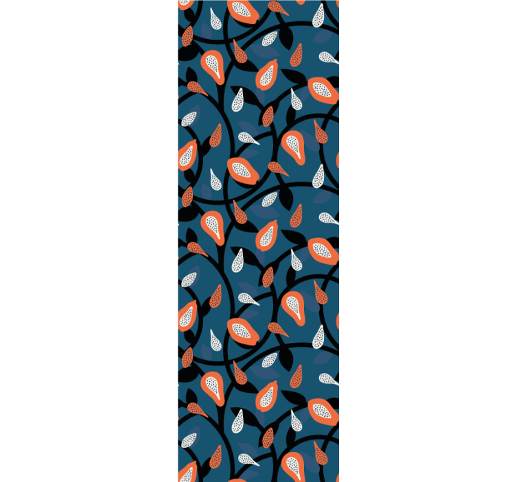 Blind teens papaya and plants collection - TenStickers