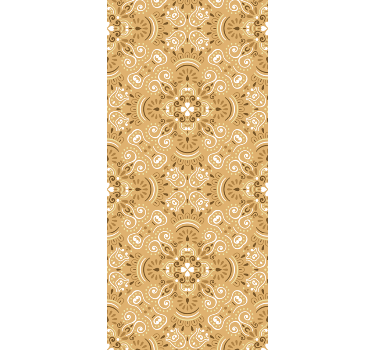 Blind teens vintage beige decorative design - TenStickers