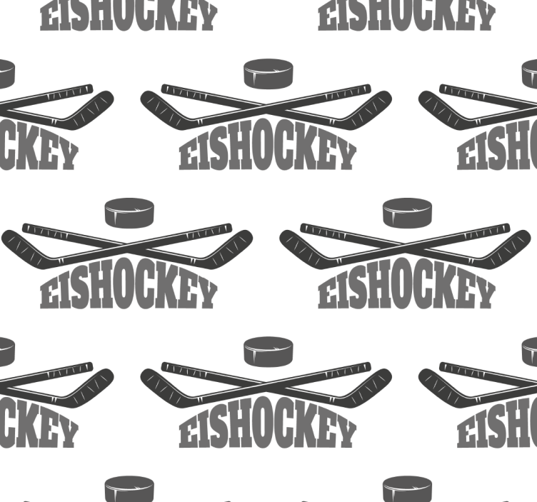 Blind teens ice hockey equipment - TenStickers