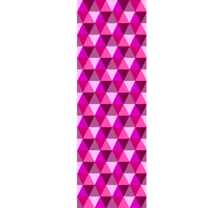 Blind teens fuchsia geometric - TenStickers