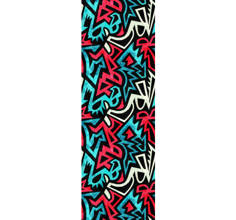 Blind teens urban painted design - TenStickers