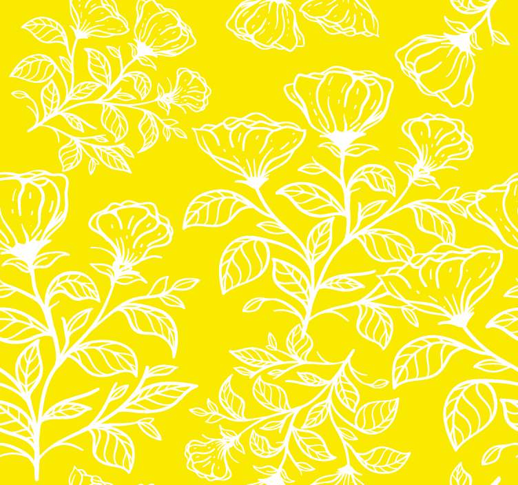 Blind teens floral design pattern - TenStickers