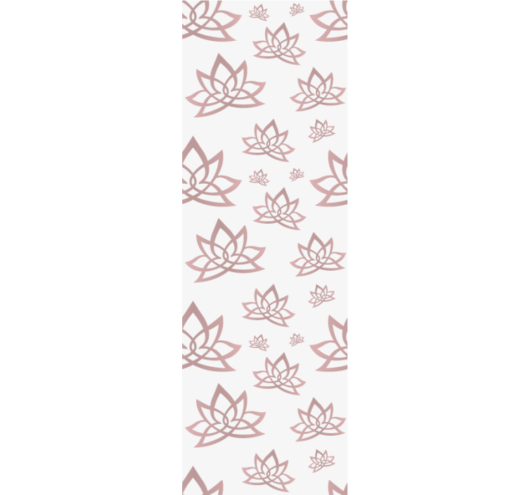 Modern blind minimalistic lotus flower design - TenStickers