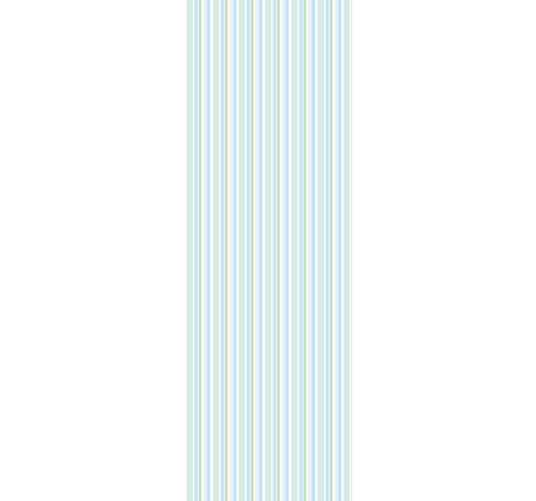Modern blind in pastel striped pattern - TenStickers