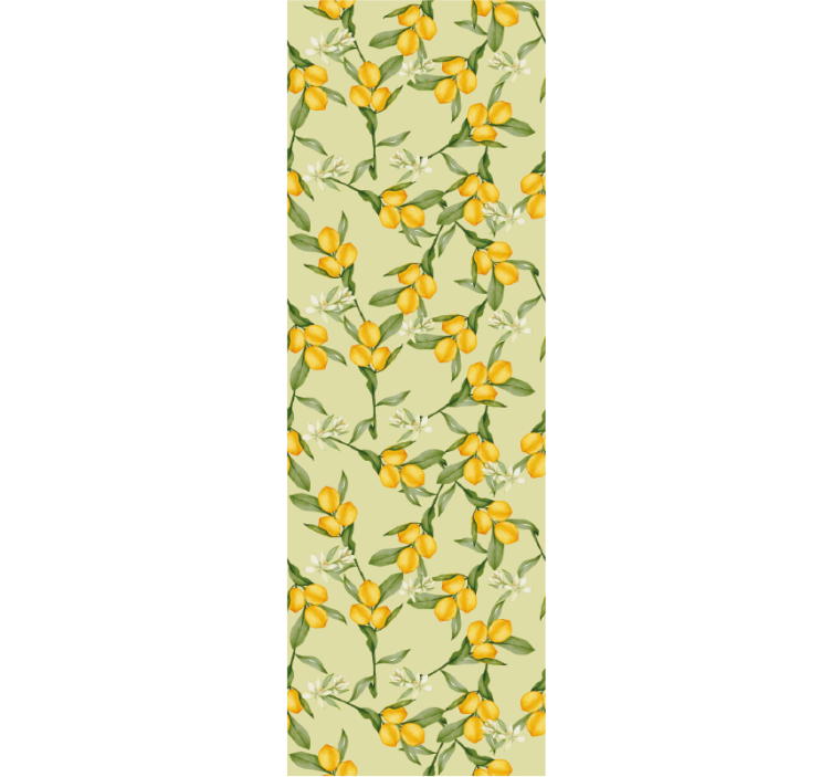 Modern blind tropical summer lemons design - TenStickers