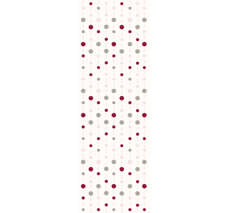 Modern blind in pastel dotted lines pattern - TenStickers
