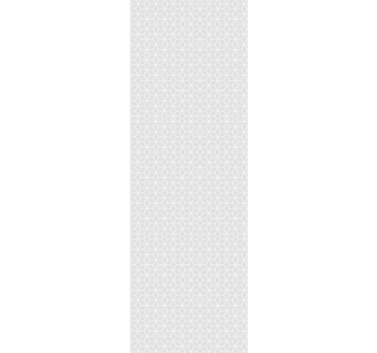 Modern blind in grey parallelograms and hexagons - TenStickers