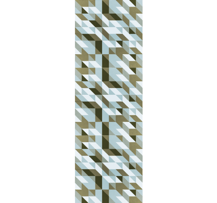 Modern blind with contemporary triangles - TenStickers