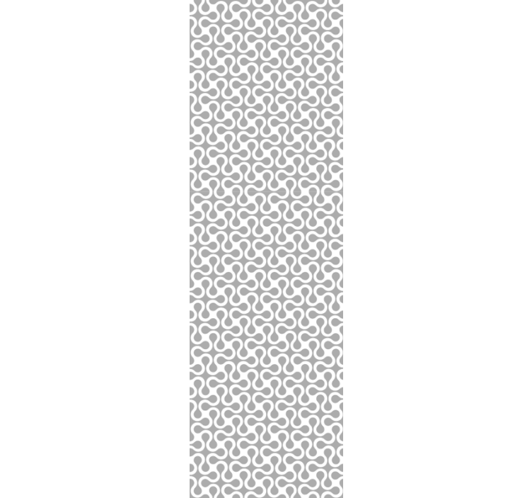 Modern blind in white twister design - TenStickers