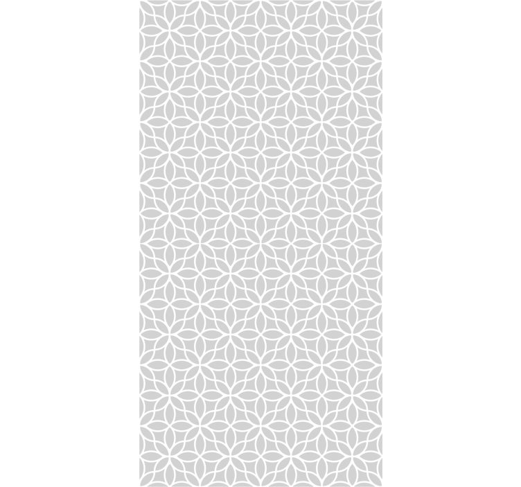 Modern blind in gray and white pattern - TenStickers