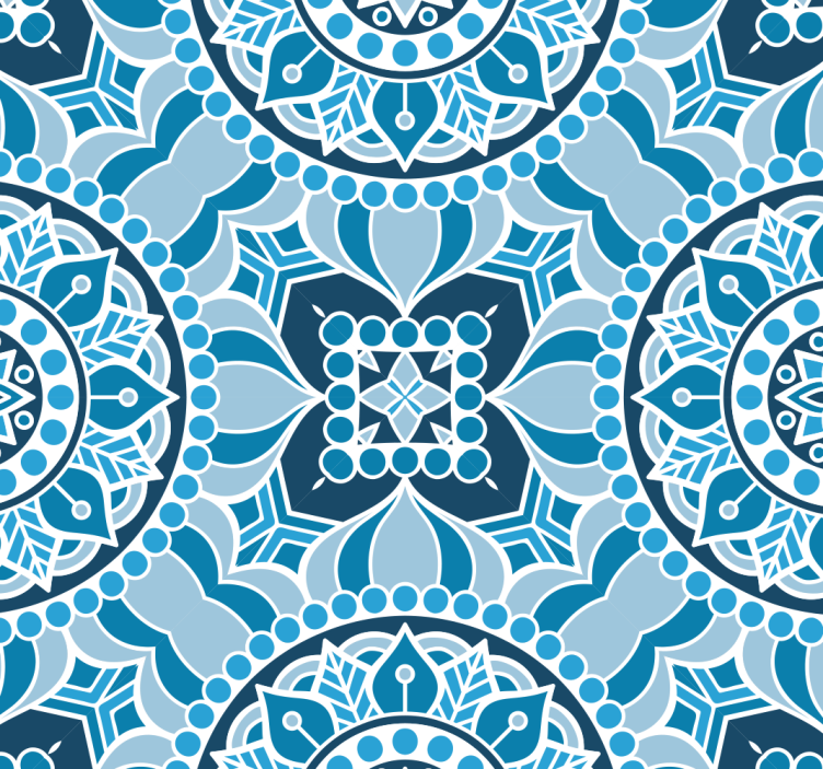 Mandala style bathroom blind - TenStickers