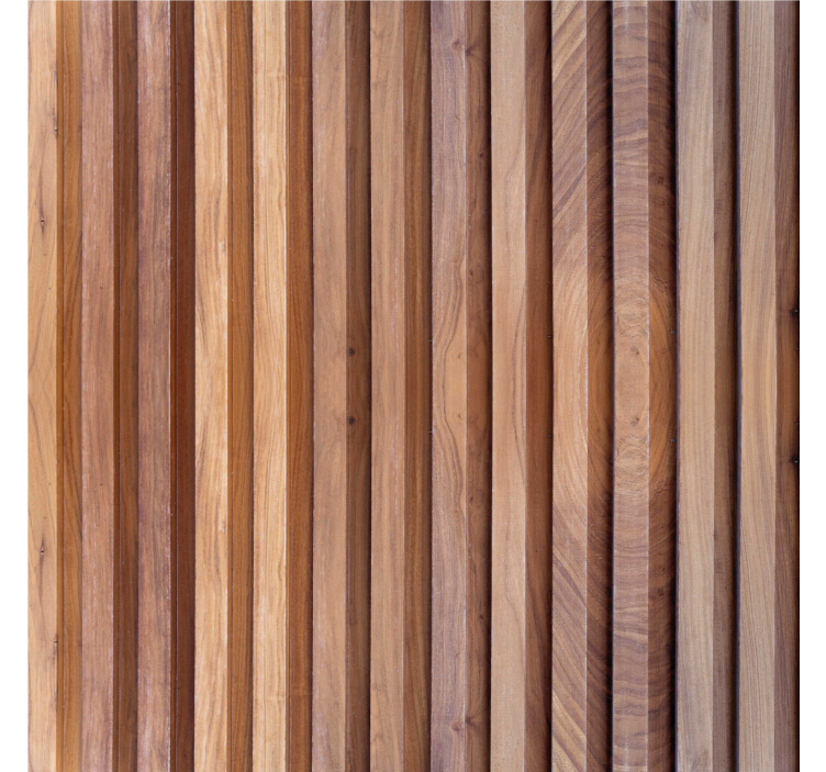Blind beige vertical wooden slats - TenStickers