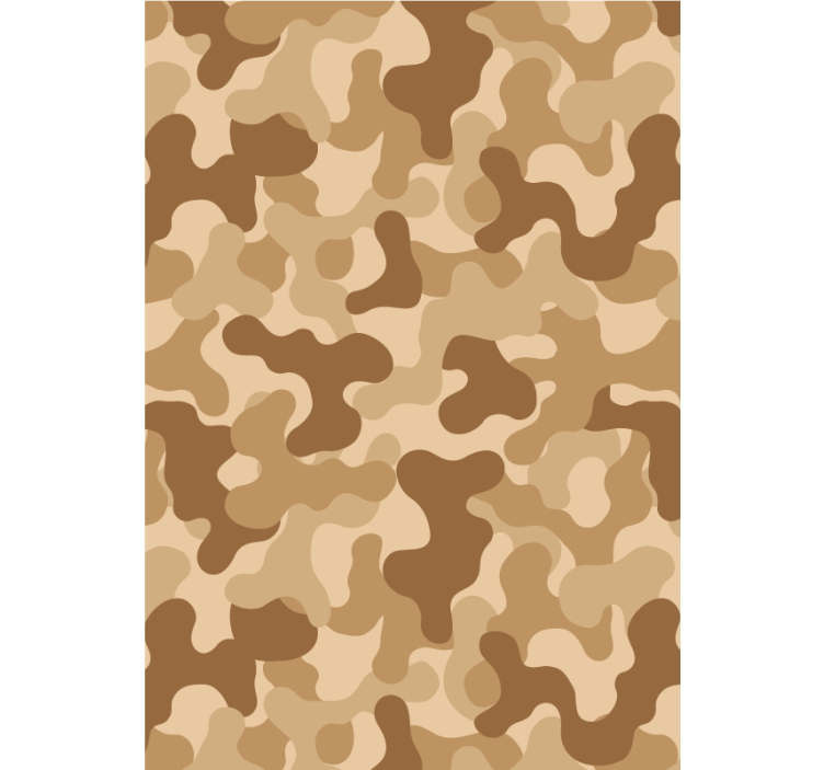 Blind beige abstract camo pattern - TenStickers
