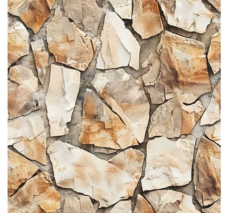 Blind beige rustic design - TenStickers