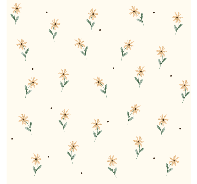 Blind pink yellow daisies - TenStickers